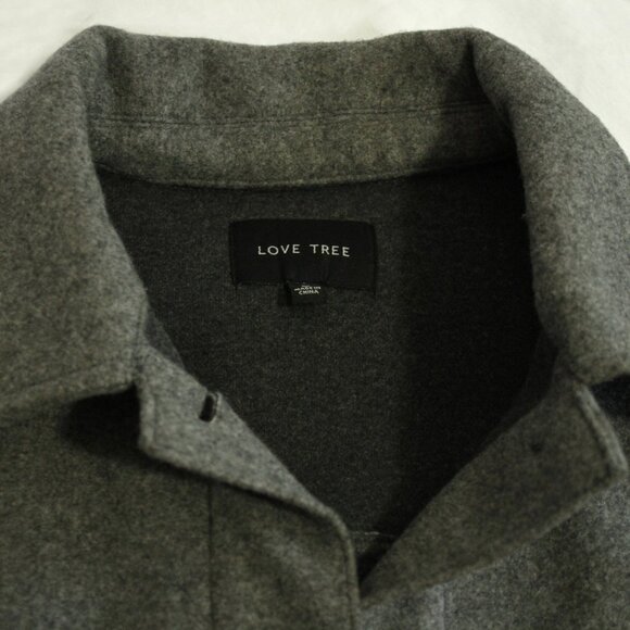 Love Tree Fleece Shacket Jacket - Picture 5 of 7